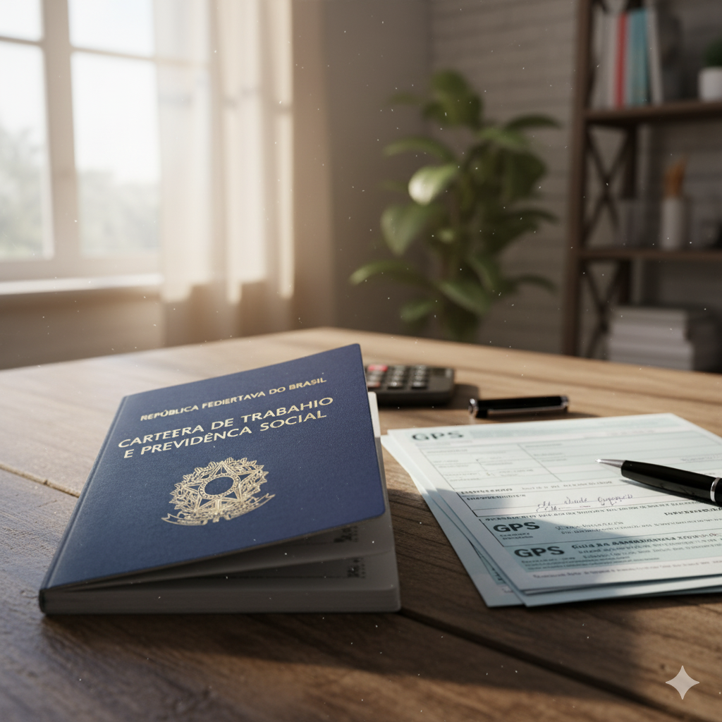 Carteira de Trabalho e Previdência Social aberta